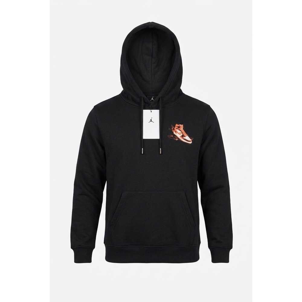 Jordan Boys Black Air Jordan Has Landed Graphic Hoodie 95F281-023 Size S 8-10Y